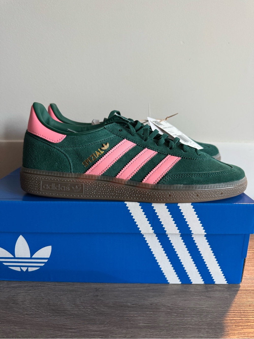 Adidas Handball Spezial Collegiate Green/Pink/Gold Metallic